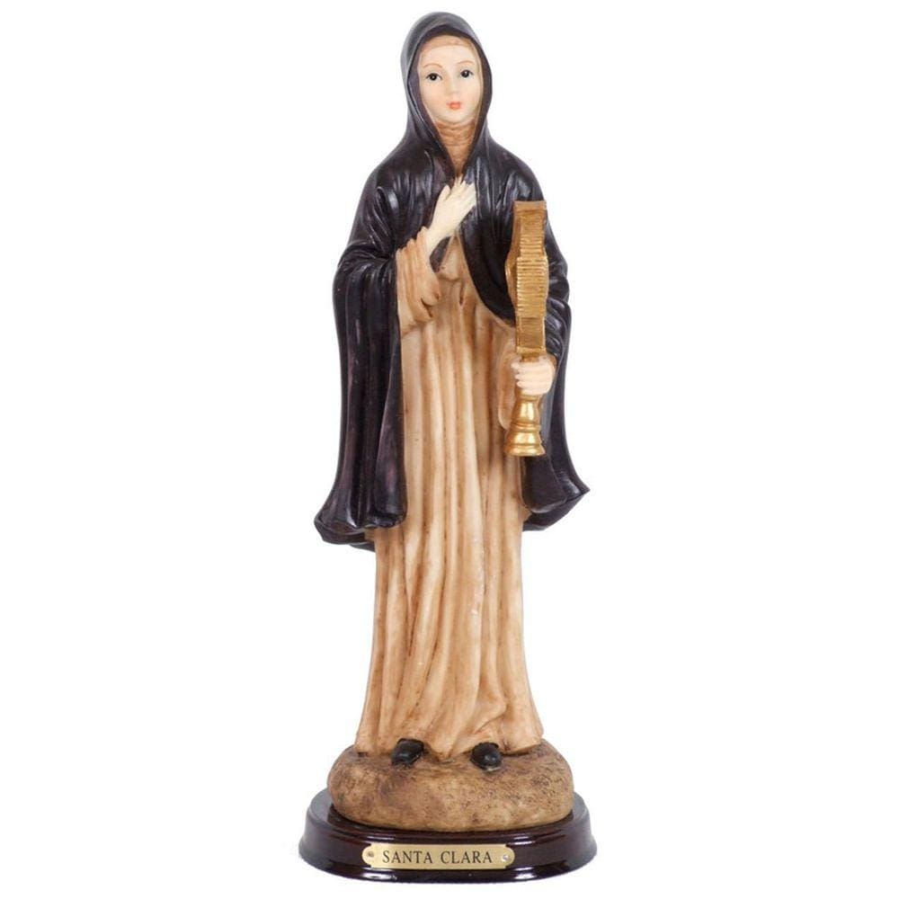 Escultura Santa Clara 29Cm