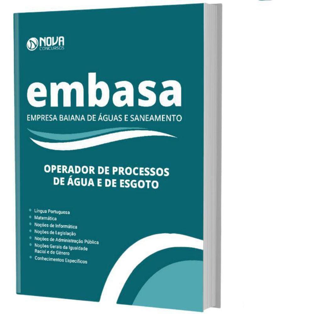 Apostila Embasa - Operador De Processos De Água E De Esgoto