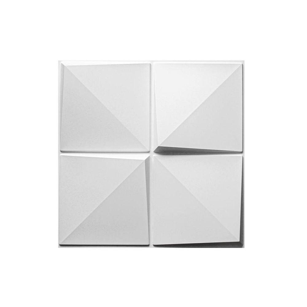 20 Placas Revestimento 3D Plástico 0,5Mm Luxo 50X50Cm Cubos