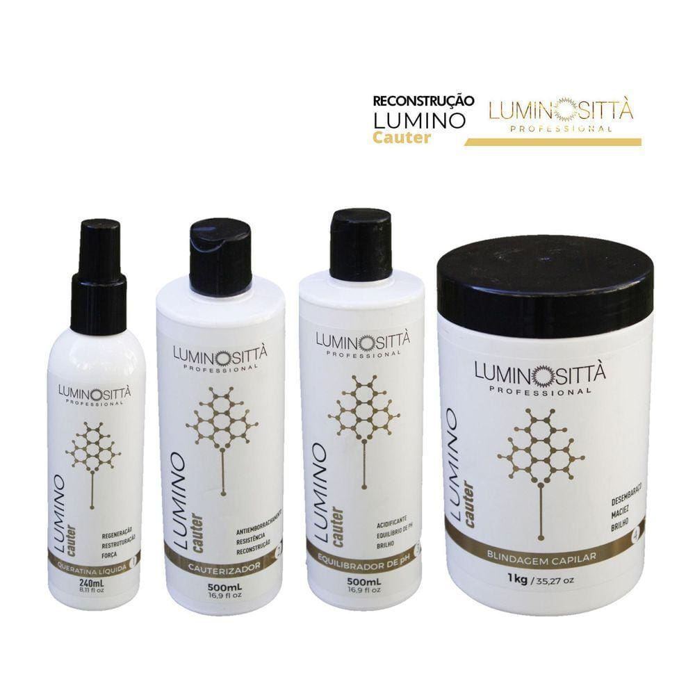 Kit Reconstrução Lumino Cauter 4 Passos - Luminosittà