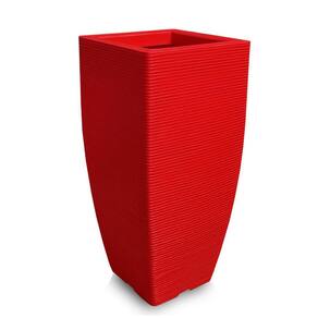 Vaso De Planta Quadrado Grande Polietileno 90X40 Cm Ferrari
