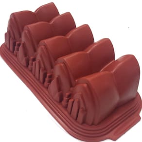 Forma de Bolo em Silicone Catedral Retangular
