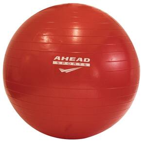 Bola De Pilates 55Cm Ahead Sports As1225A Vermelha