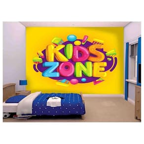 Papel De Parede Kids Zone Brinquedoteca Azs128