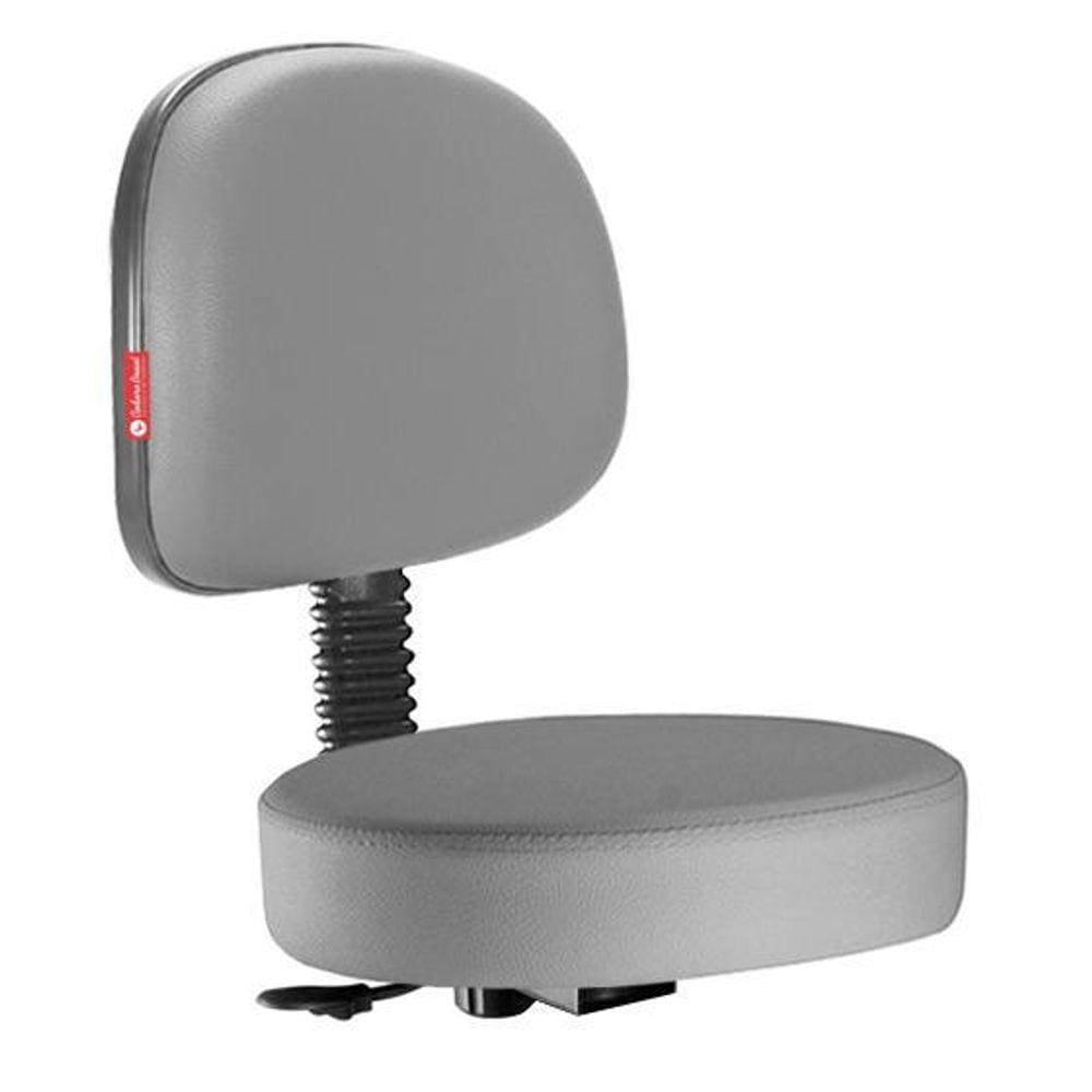 Assento Encosto Mocho Estética Secretária Cinza