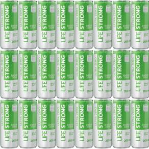 Energético Life Strong Energy Drink 24 Unidades Maça Verde