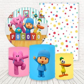 Kit 2 Painéis E Capas 3D Sublimado Pocoyo Fkpc-1653