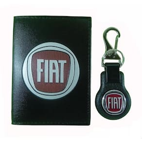 Porta documento de carro modelo fiat com chaveiro