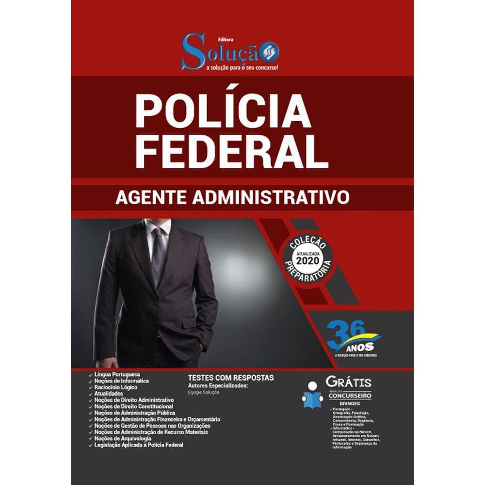 Apostila Agente Administrativo Da Polícia Federal - Pf