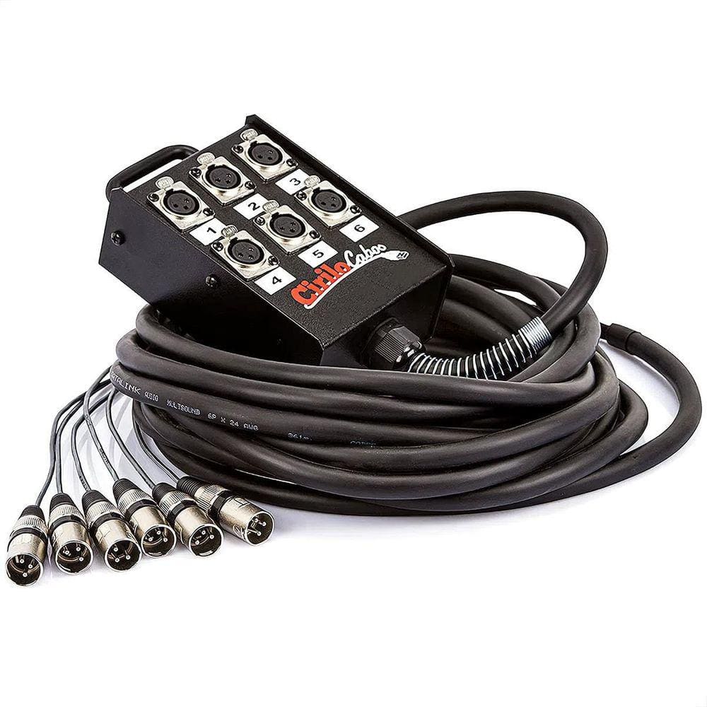 Medusa P Mesa De Som 6 Vias Com Conectores Cirilo Cabos 40M