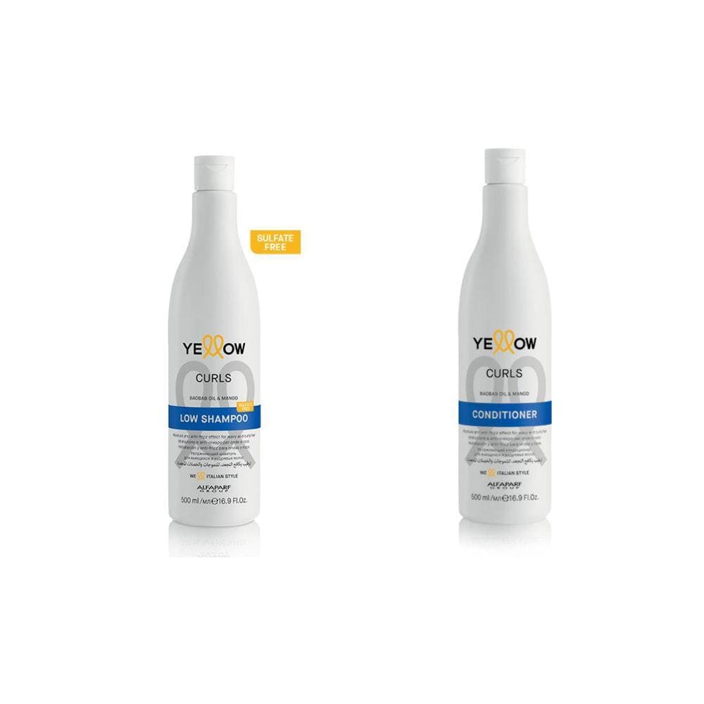 Shampoo E Condicionador Yellow Curls 500Ml