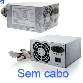 Fonte De Alimentação Atx Goldentec 250W Real S/Cabo