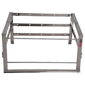 Suporte 6 Espetos Inox Churrasqueira Alvenaria Issi Grill