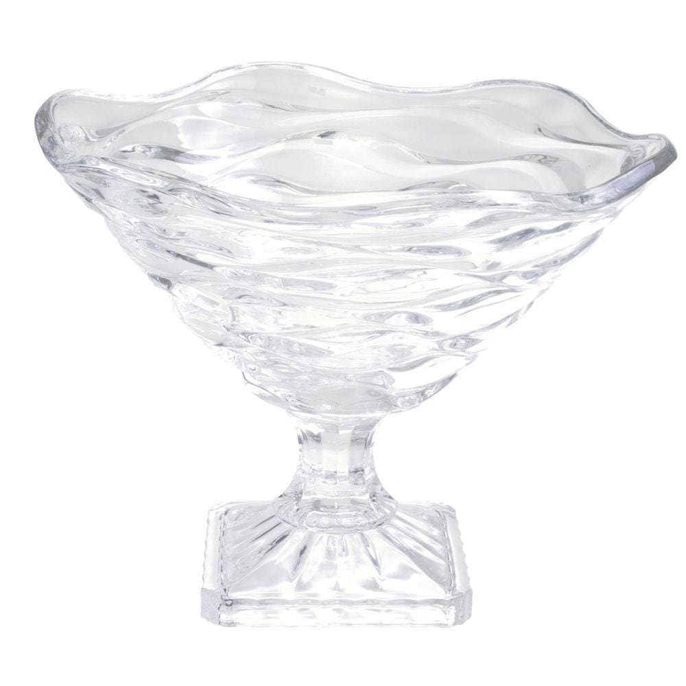 Centro De Mesa Decorativo De Vidro 30X23Cm