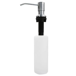 Dispenser Dosador De Detergente Inox Escovado 350 Ml - Inox