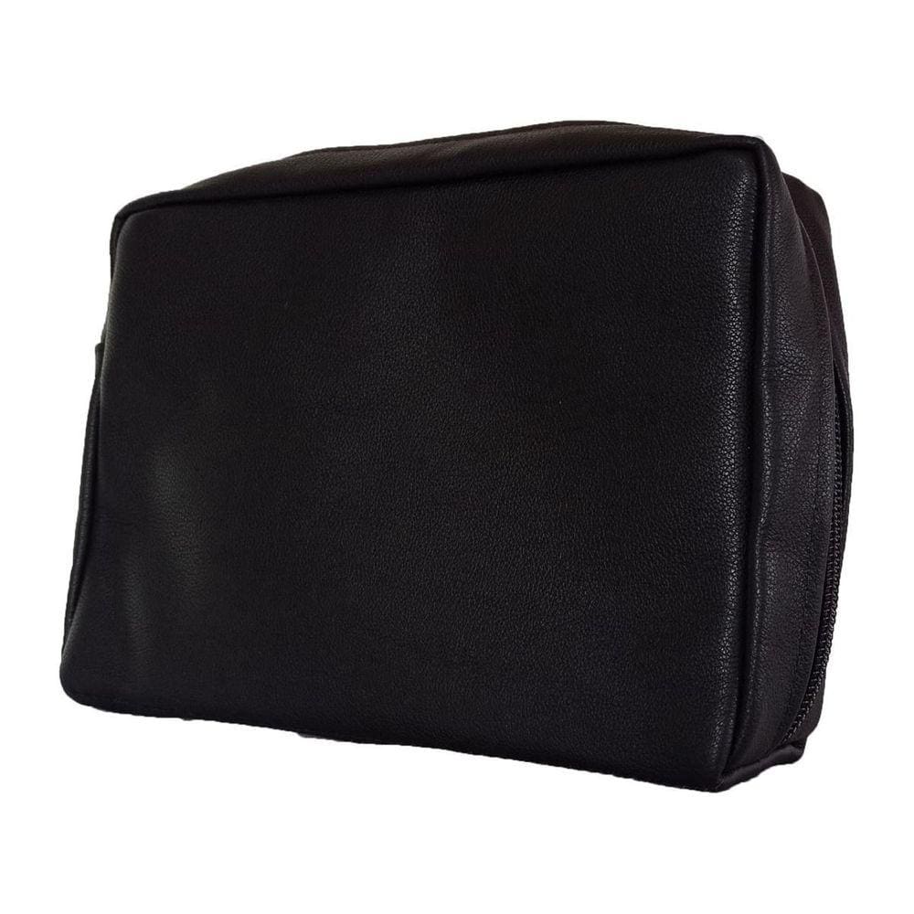 Pasta Bolsa Ccb Tradicional Gg Em Couro Liso Preto R1797