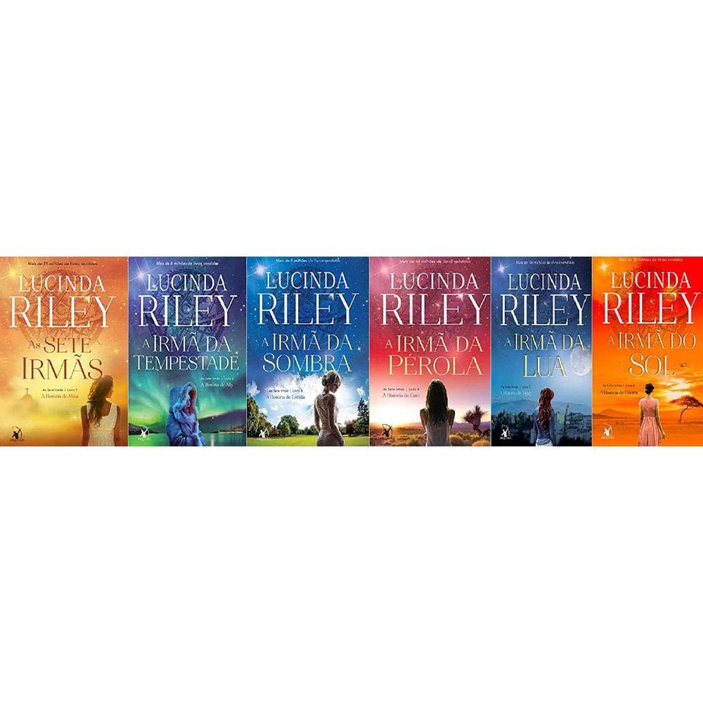 Kit 6 Livros Lucinda Riley As Sete Irmãs