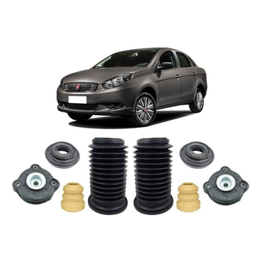 2 Kit Coxim Batente Dianteiro Grand Siena 2013 2014 2015 16