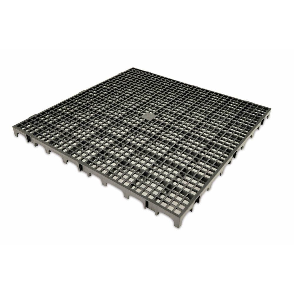 Piso Estrado Plástico Preto 50x50