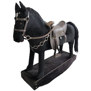 Cavalinho De Balanço Super Luxo Tam Grande 80Cm