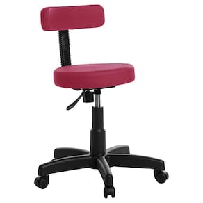 Cadeira Mocho Estética Clinica Tatuador RV Cor Rosa