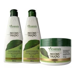 Kit Arvensis Reconstrução Shampoo Condicionador Mascara 250G
