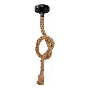 Pendente Corda Luminária Retro Rústico 1,5M Favorito