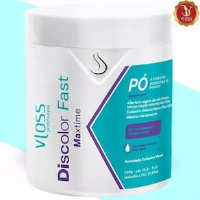 Pó Descolorante Vloss Abertura De Até 9 Tons Não Resseca