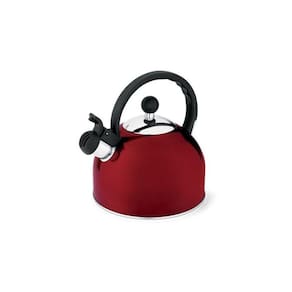 Chaleira Em Aço Inox Com Apito Fixo 1,75L Vermelho Hercules
