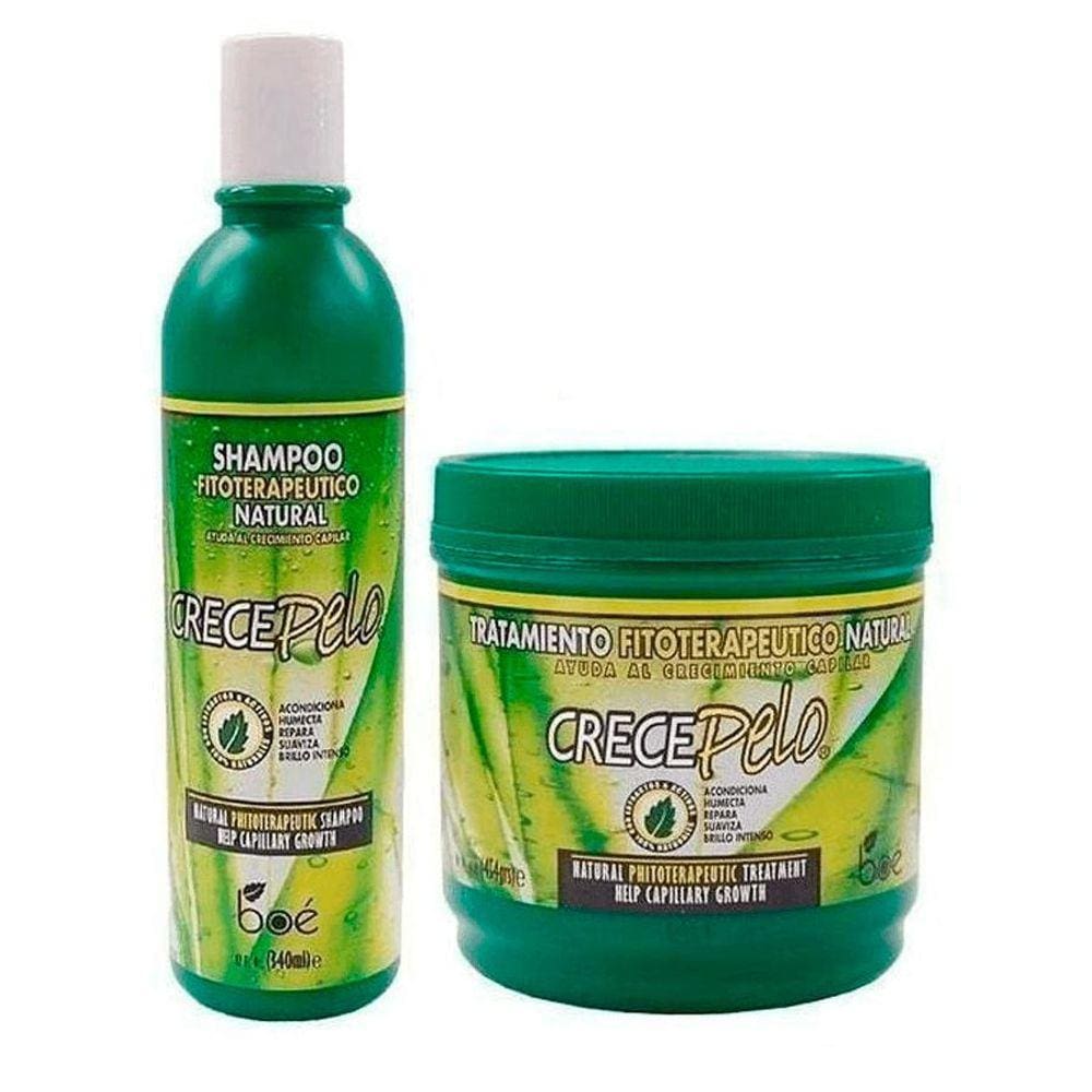 Boé Crece Pelo Kit Shampoo e Mascara 454g Média