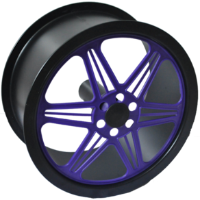 Carretilha Grande 26 Cm Para Pipa - Roxo