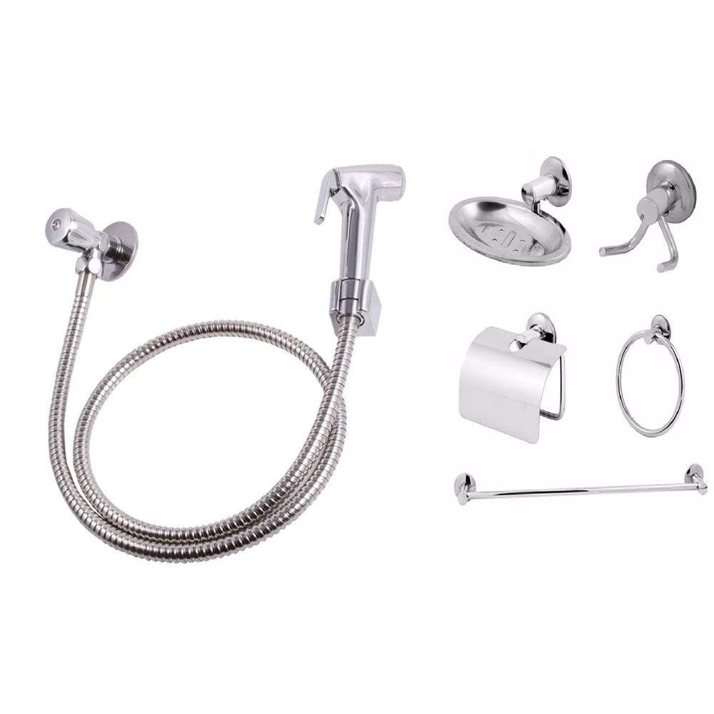 Kit Ducha Higiênica e Kit Acessórios Para Banheiro Austrália