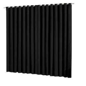 Cortina Blackout Ilhós Cromado Preto 3,00x1,80M