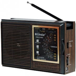 Rádio Livistar Portátil Recarregável Am Fm - Cnn-2730Ru