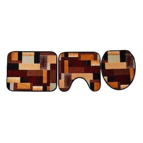 Jogo De Banheiro Rayza Royal Luxury Artistic-1 Kit Com 3 Pç