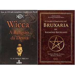 Kit 2 Livros Wicca A Religião + Livro Completo De Bruxaria