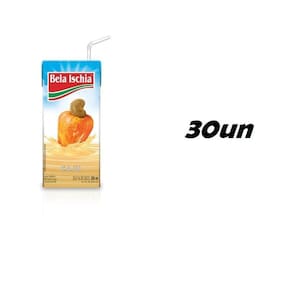 Kit 30 Caixinhas De Suco Pronto Caju Bela Ischia 200Ml