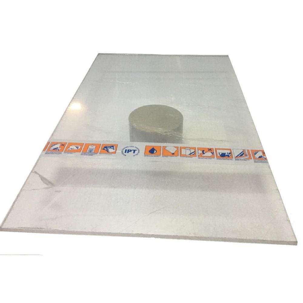 Chapa Acrilica Transparente 1000X500Mm. Espessura 2Mm