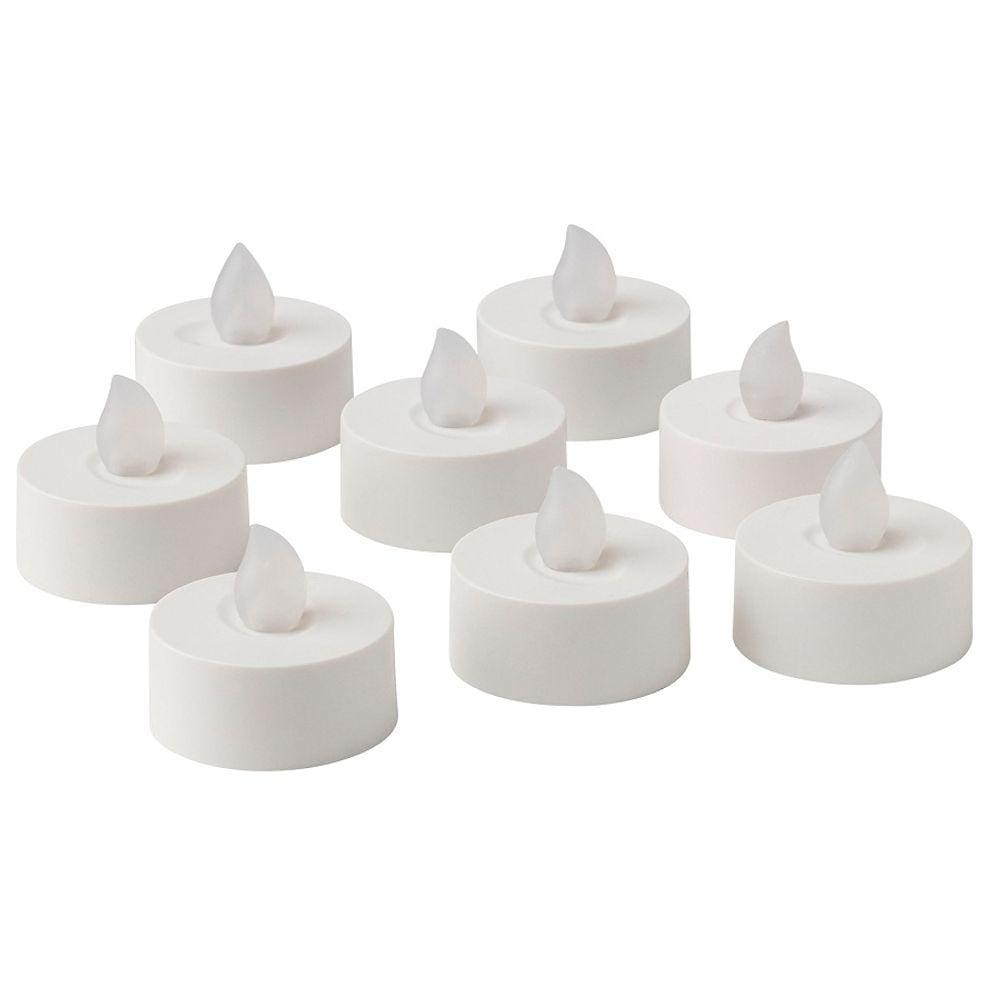 Kit 24 velas led luz branca decorativas festa casamento
