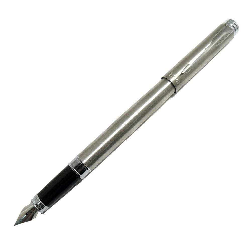 Caneta Tinteiro Parker Folio Aço F