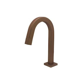 Torneira Lavatório Cobre Slim Tube Quadrada Baixa