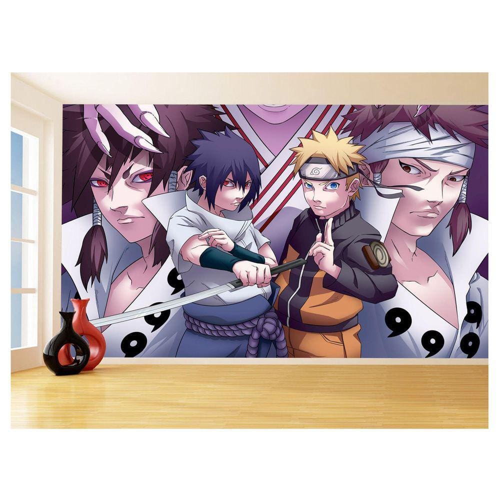 Pendurado de anime japonês Naruto cartaz tecido rolagem desenho animado  quadrinhos decoração para pendurar na parede casa dormitório escritório  (16 x 24/40 cm x 60 cm) (Minato-1)