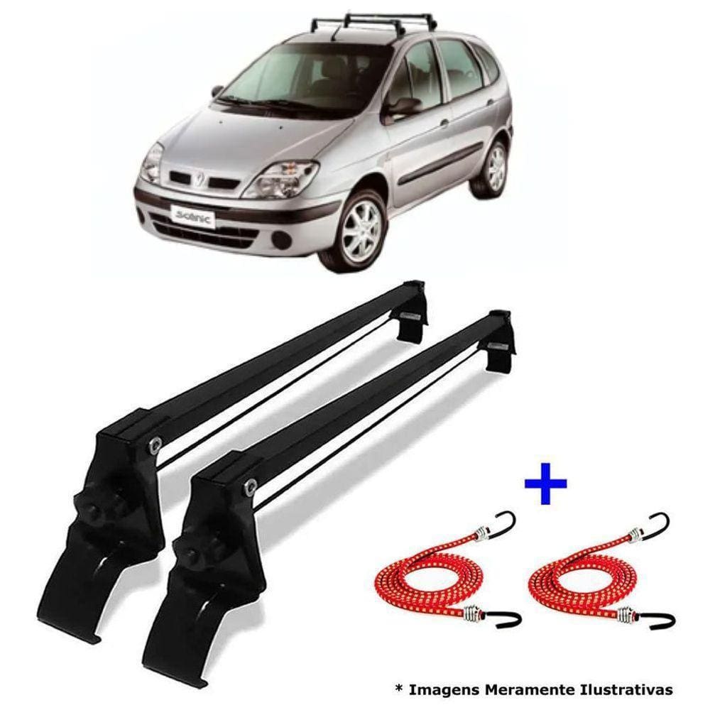 Rack Teto Bagageiro + 2 Elasticos Scenic Ano 98/10