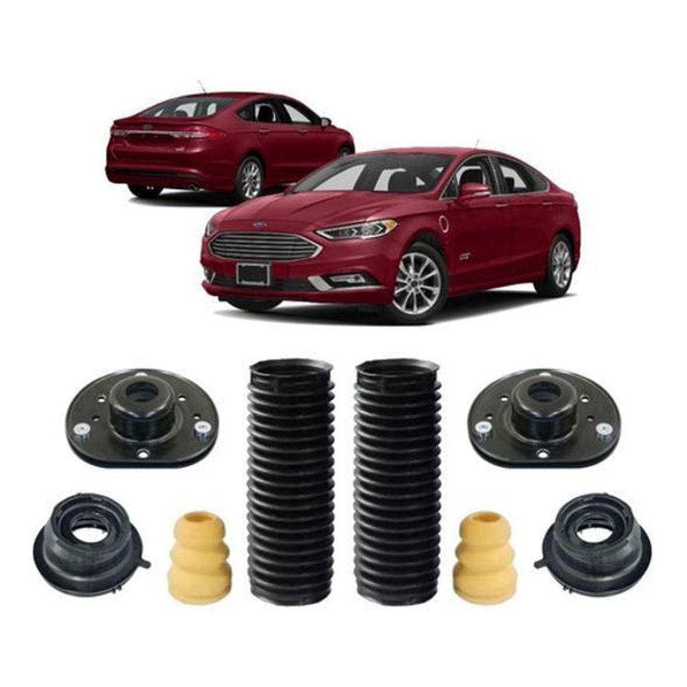 Par Kit Coxim Amortecedor Dianteira Fusion 2017 2018 2019