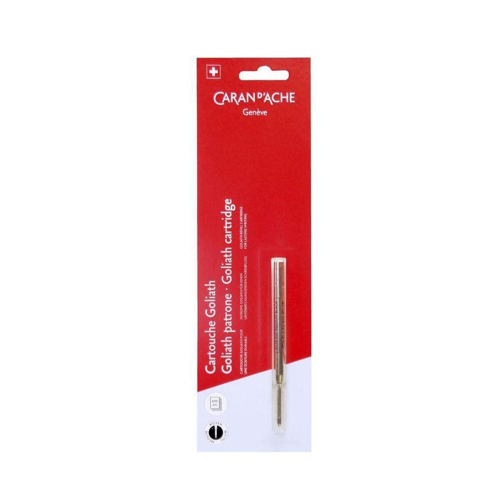 Carga Para Caneta Esferográfica Caran D`Ache Goliath Preta M
