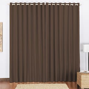 Cortina Block Blackout Trilho Suisso Max 2,00X1,70M Tabaco