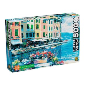 Quebra-Cabeça Vista Em Portofino 5000 Peças - Grow