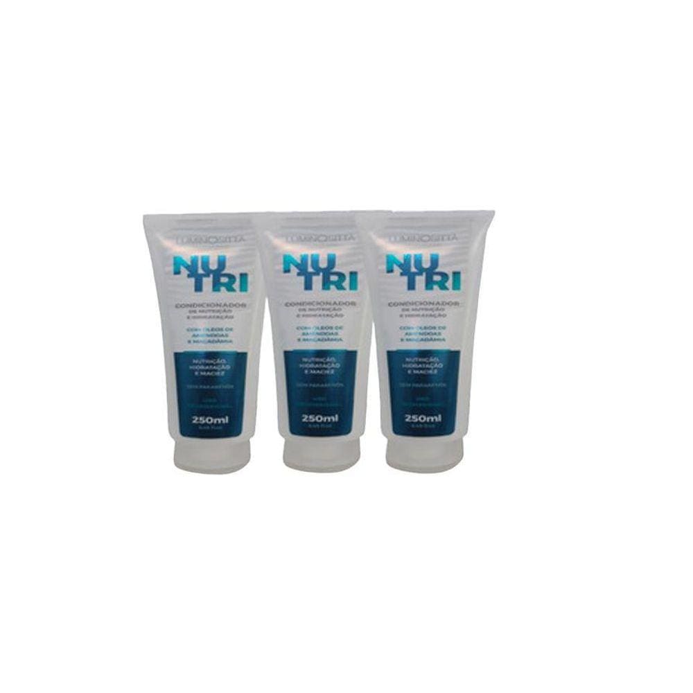 Kit Nutri Shampoo - Condicionador - Leave-In - Luminosittà