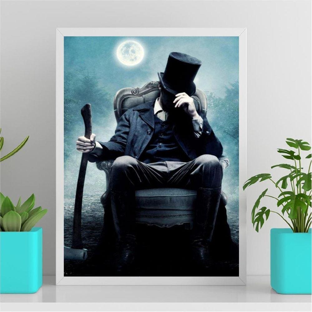 Quadro Tranca Rua Das Almas 45X34Cm - Com Vidro Branca