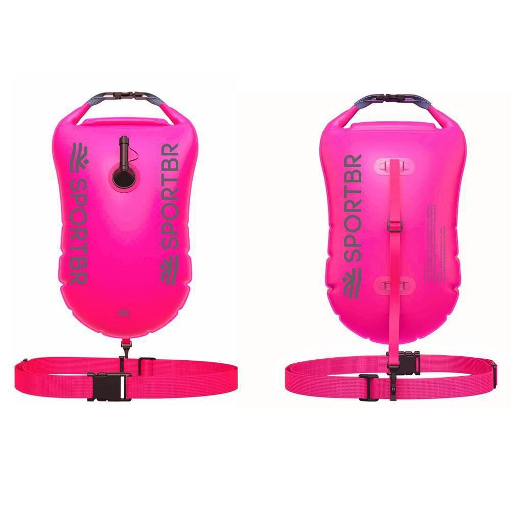 Bóia E Sinalizador Para Natação Em Mar Aberto Rosa - Sportbr